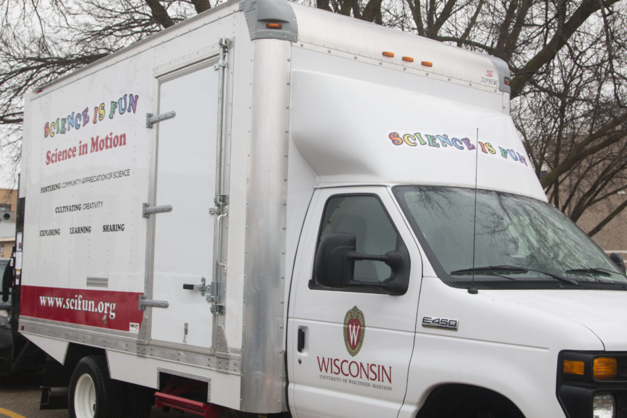 Image of the department vehicle for Science is Fun!