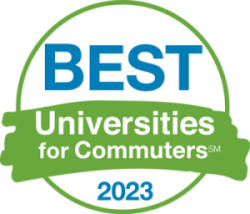 Best Workplaces for Commuters logo commemorating UW-Madison's recertification as a Best University for Commuters in 2032